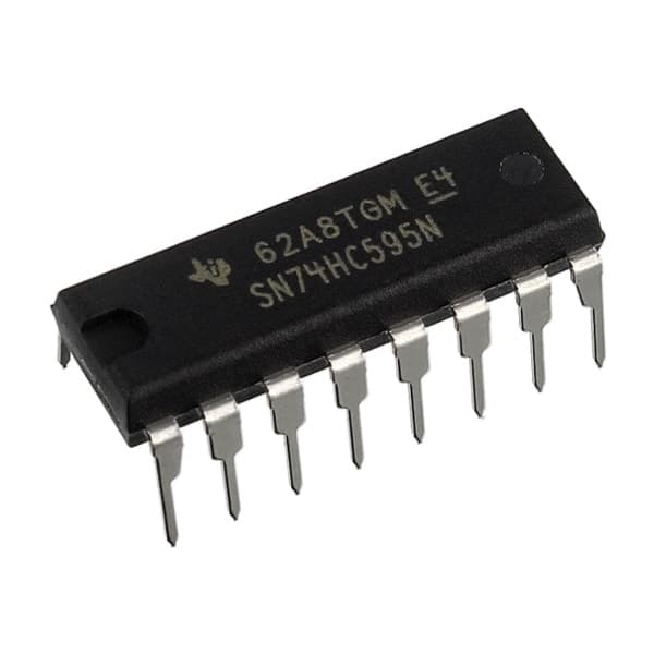 74HC595 8-Bit Shift Register (DIP-16)