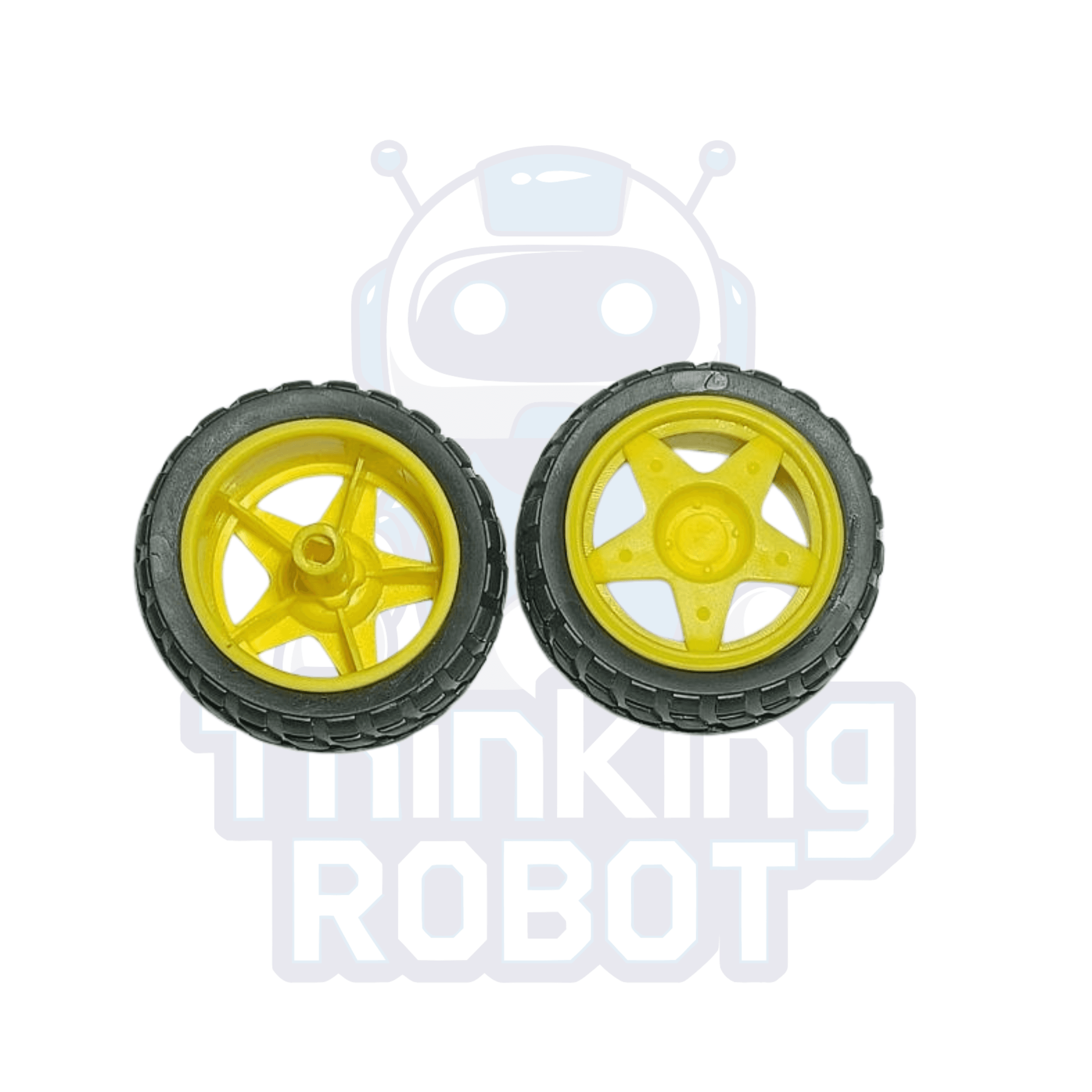 BO Motor Wheels (Set of 2) - Yellow 2
