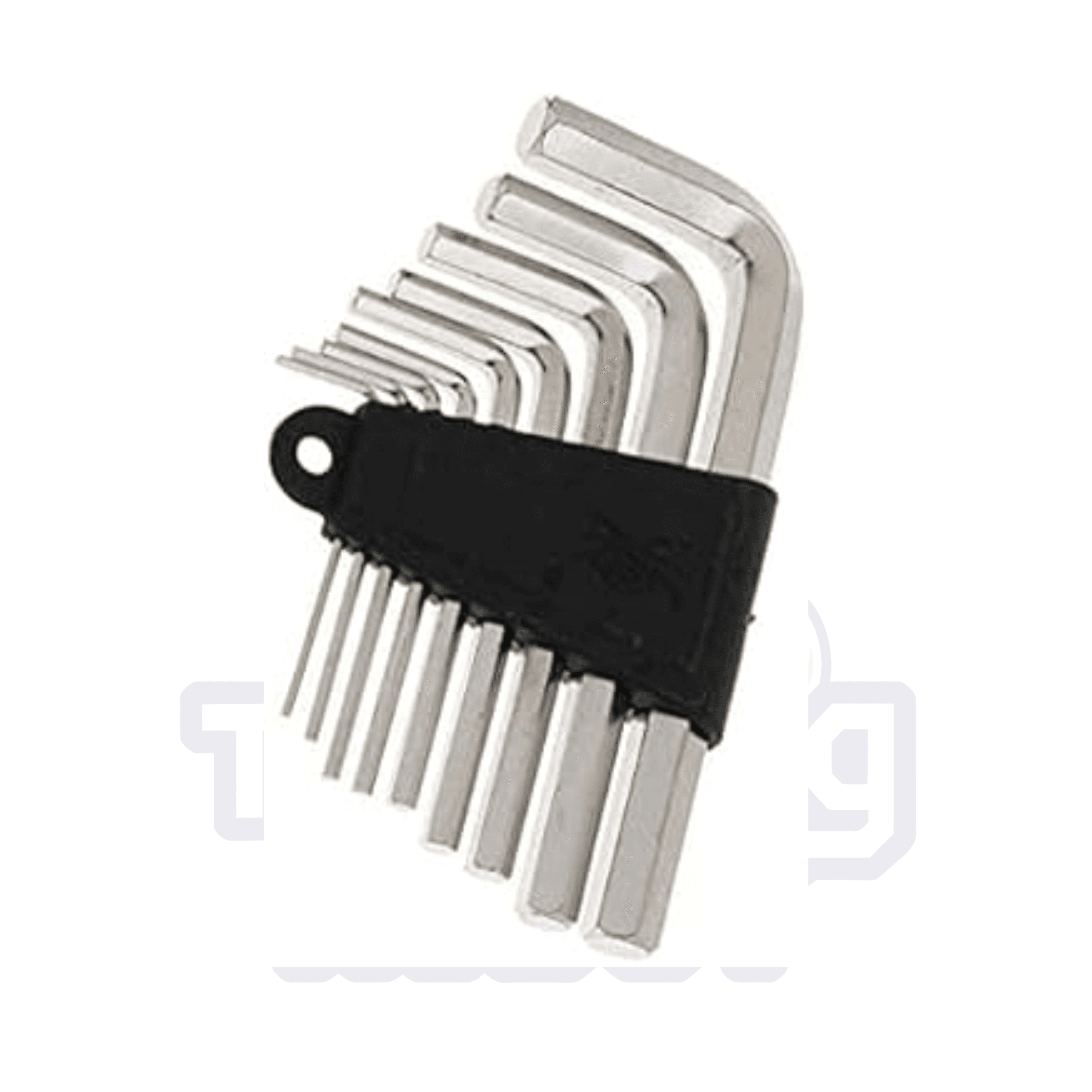 9-Piece L-Type Metric Allen Key and Hex Wrench Set