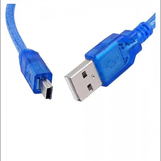 Mini USB Cable for Arduino Nano (Data & Power) | USB 2.0 A to USB 2.0 Mini B 2