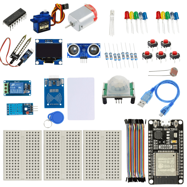 IoT Kit for Beginners | ESP32 Wireless Development Kit | Thinking Robot Complete Starter Pack