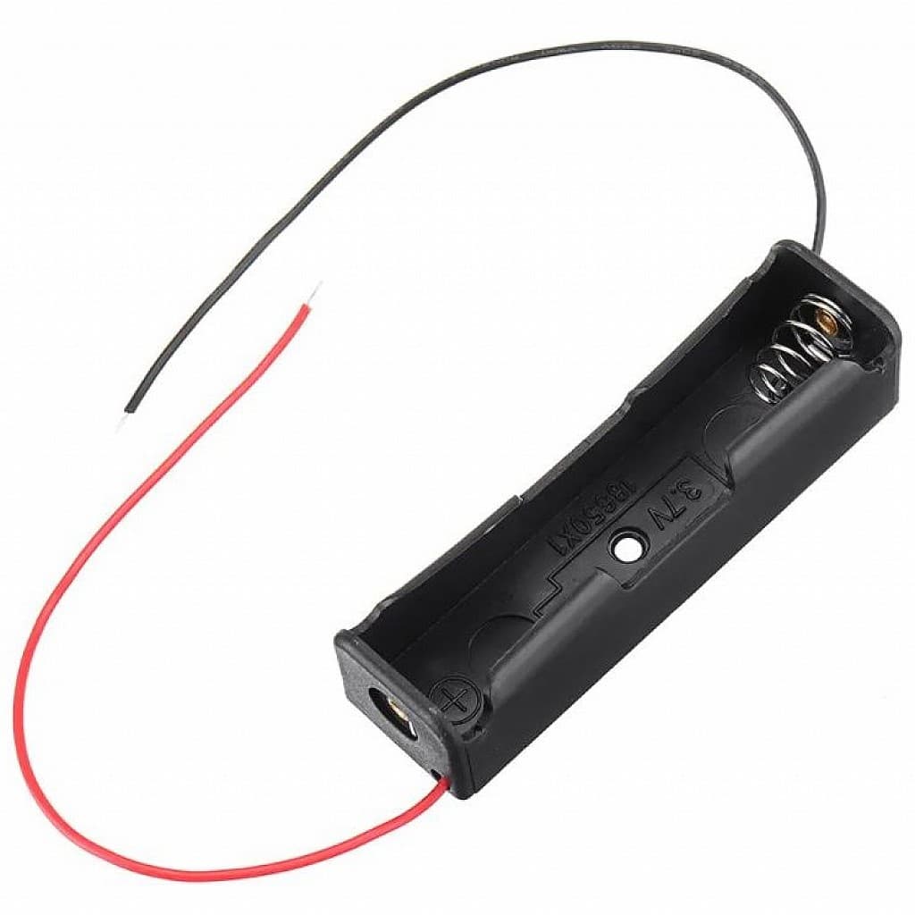 Single Cell 18650 Battery Holder | 1 Cell Li-ion Battery Holder