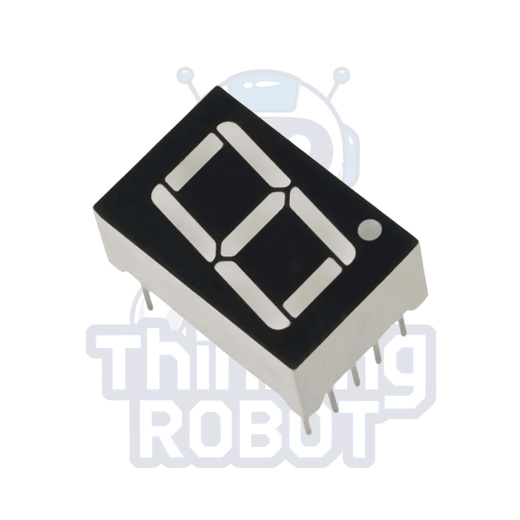 0.56 inch Red 1 Digit 7 Segment LED Display 10-pin