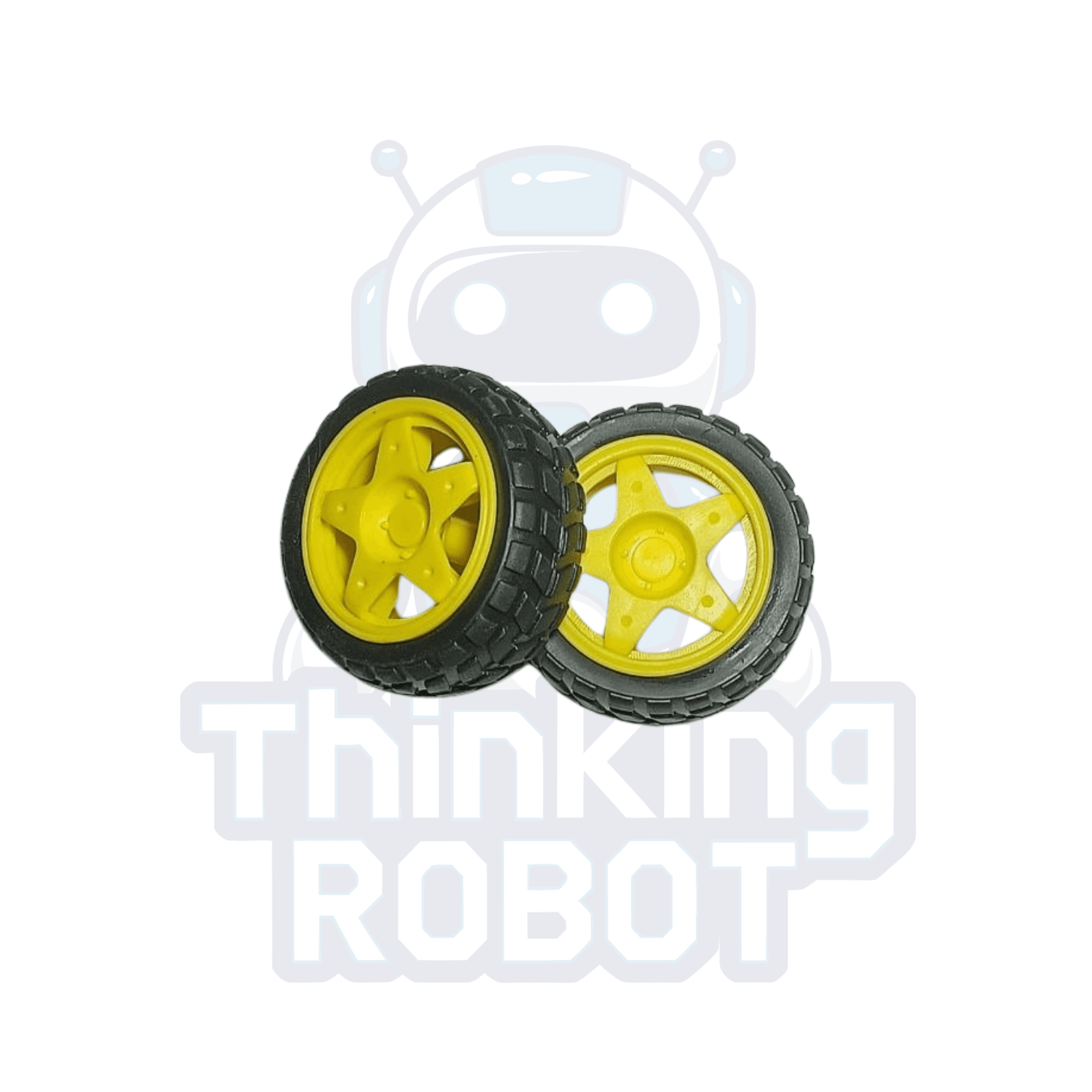 BO Motor Wheels (Set of 2) - Yellow 1