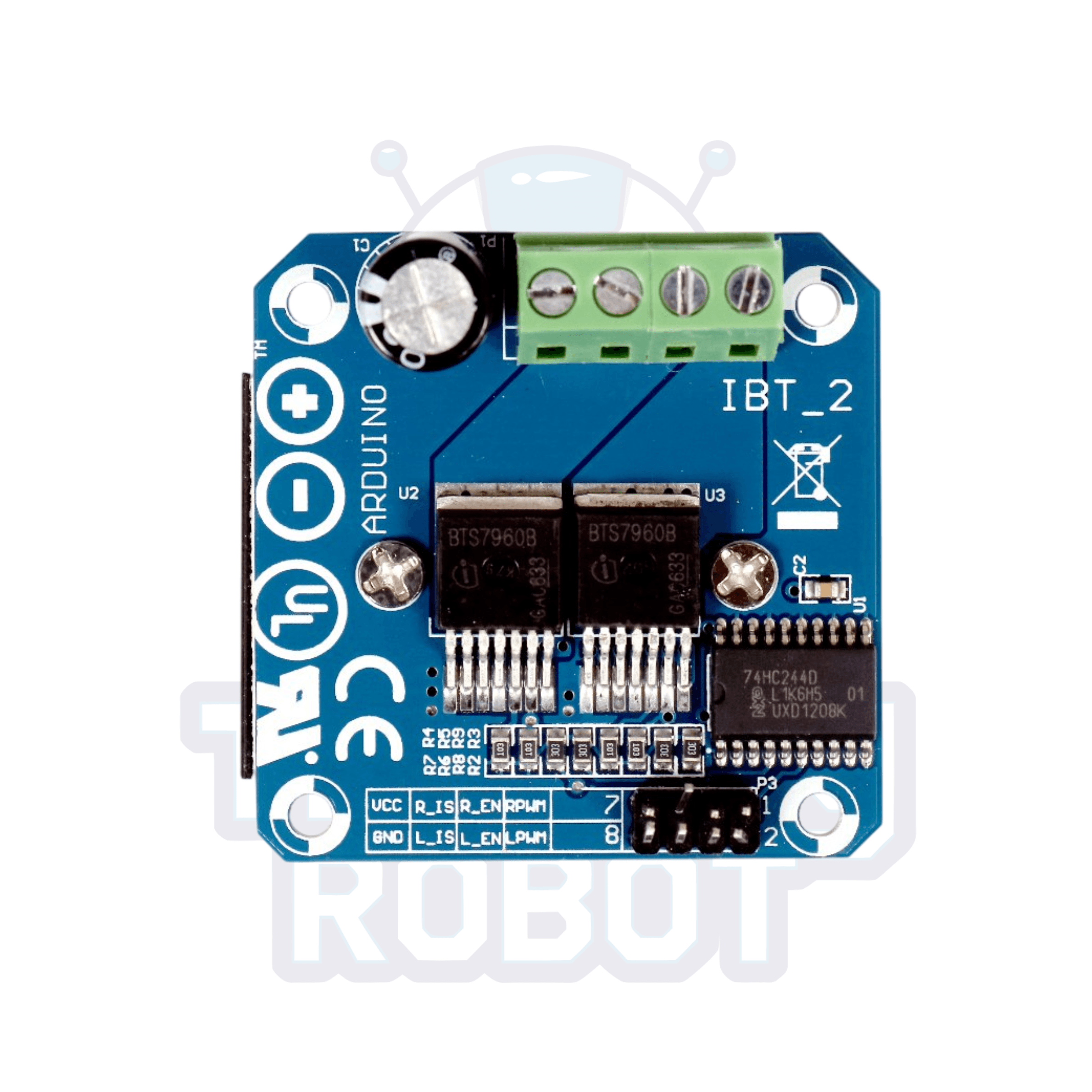 BTS7960B 43A H-Bridge High-Power Motor Driver Module 2