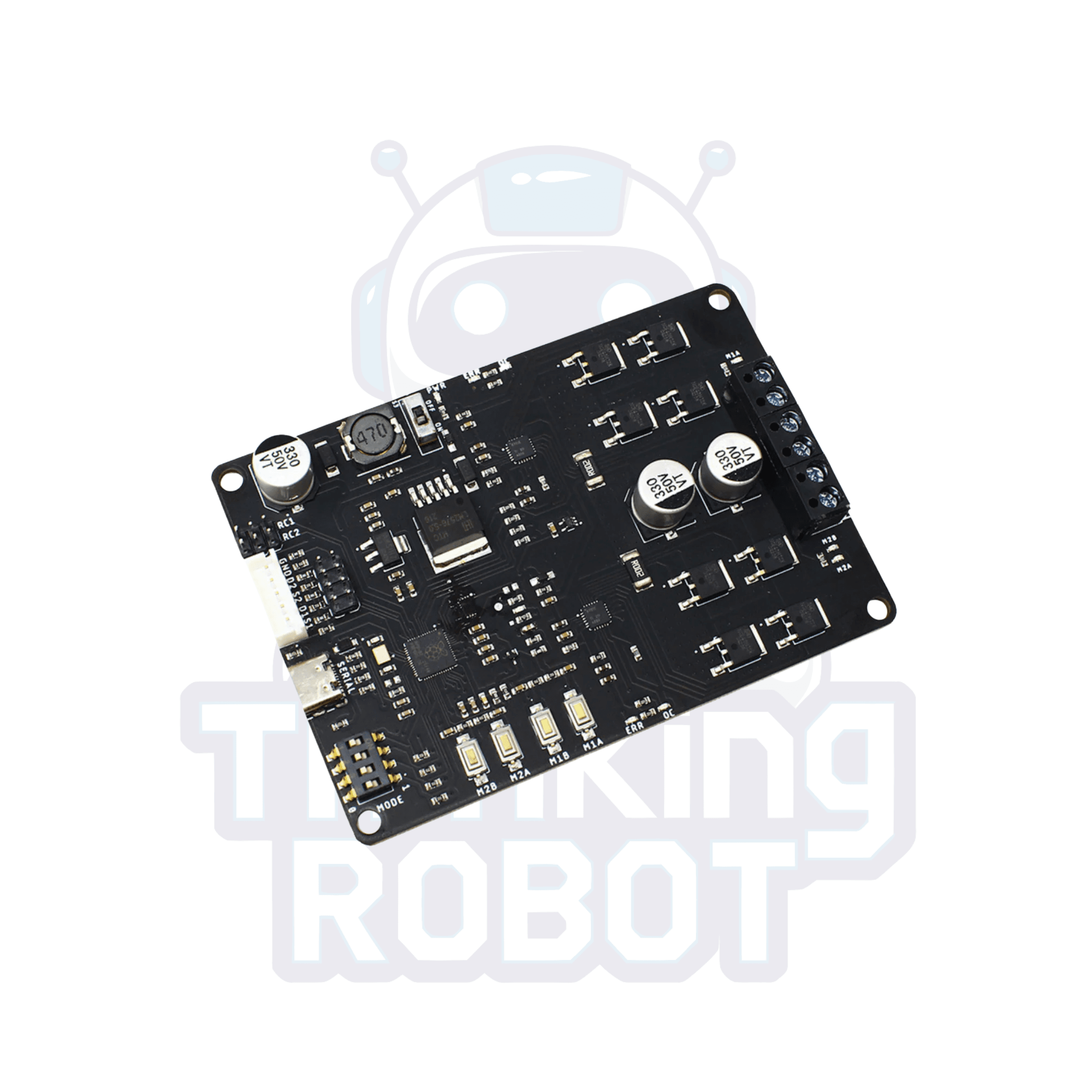 SmartElex 15D PWM & RC Dual-Channel Motor Driver - 15A 2