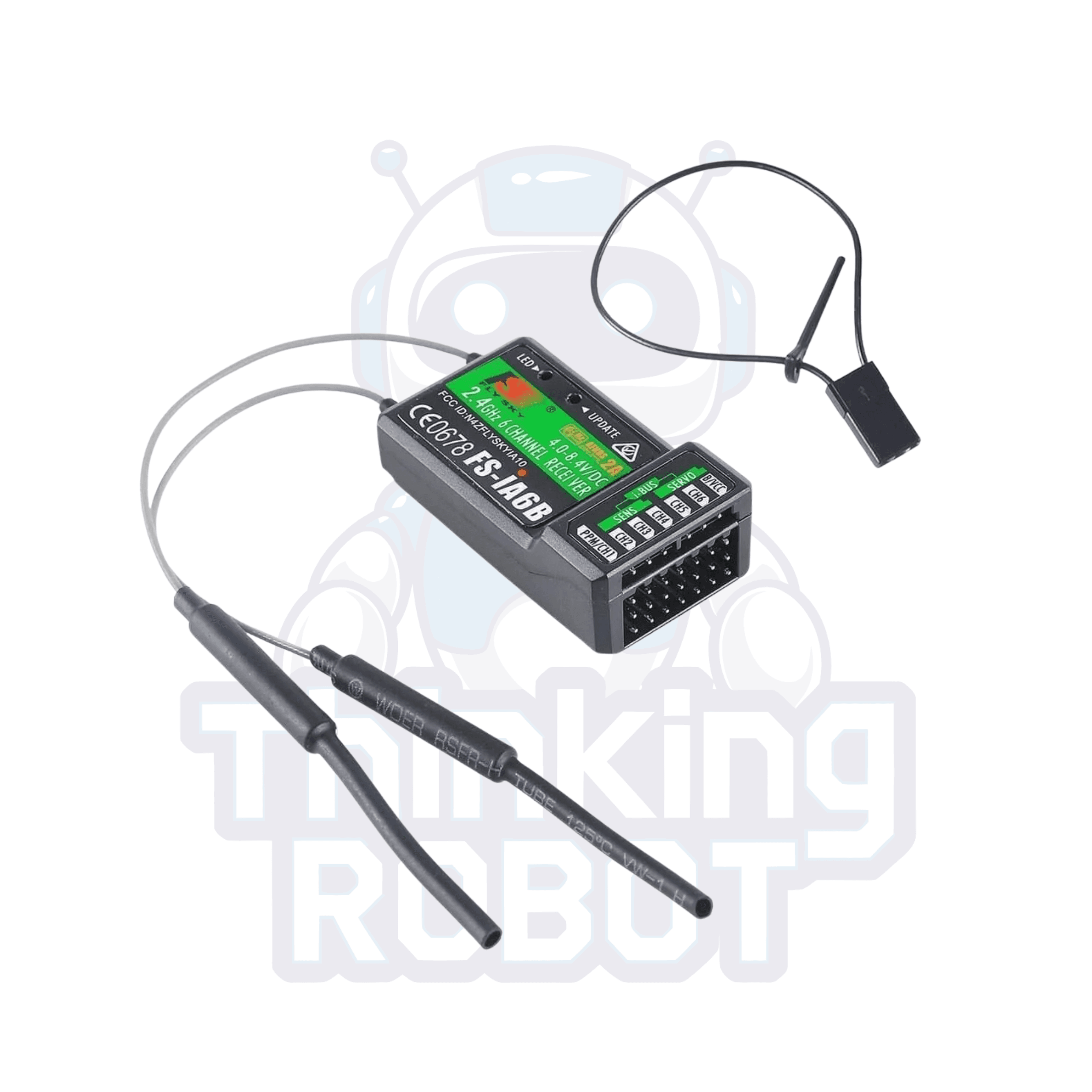 FlySky FS-i6X 2.4GHz 6CH RC Transmitter with FS-iA10B 10CH Receiver 3