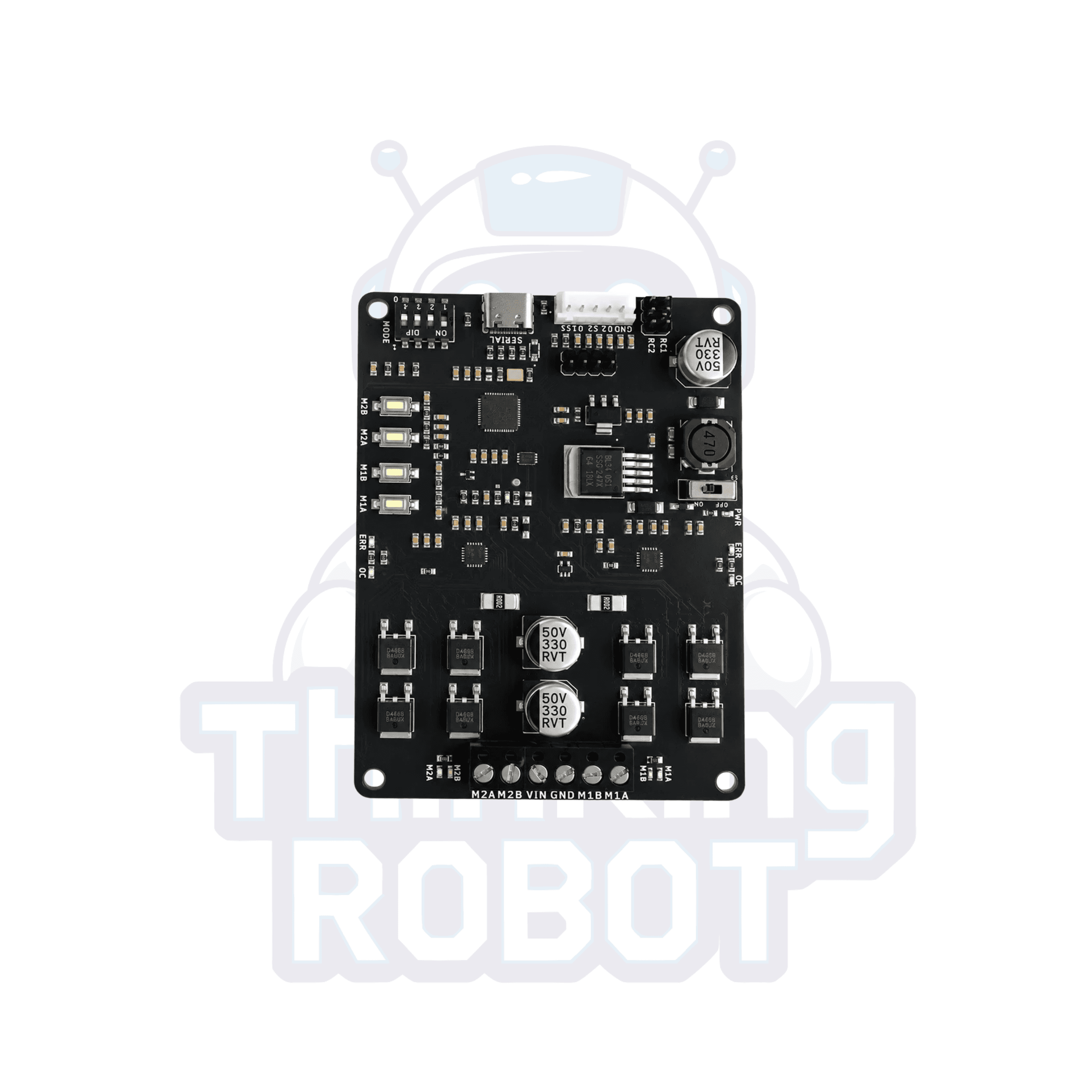 SmartElex 15D PWM & RC Dual-Channel Motor Driver - 15A