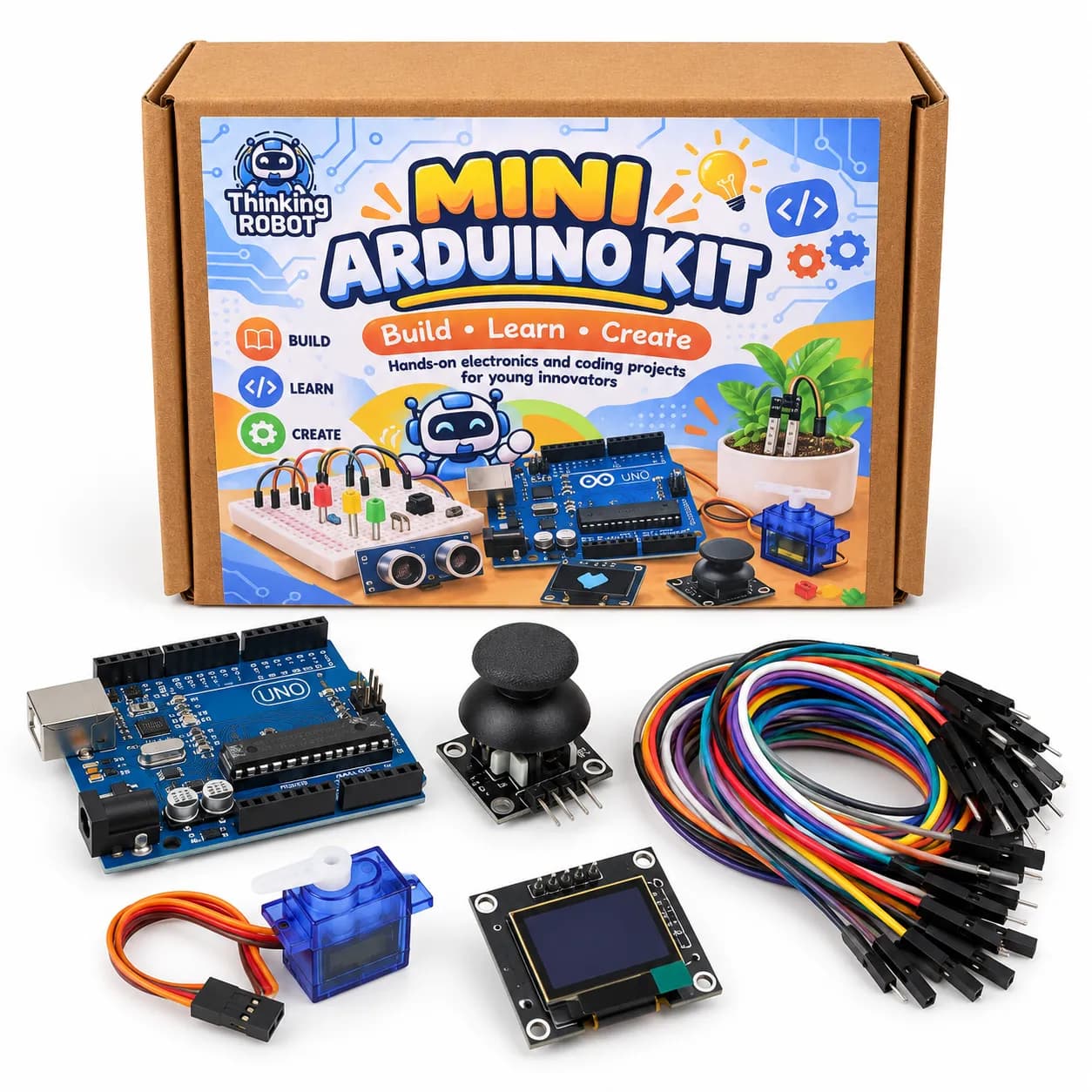 Mini Arduino Starter Kit | Thinking Robot Compact Beginner Pack