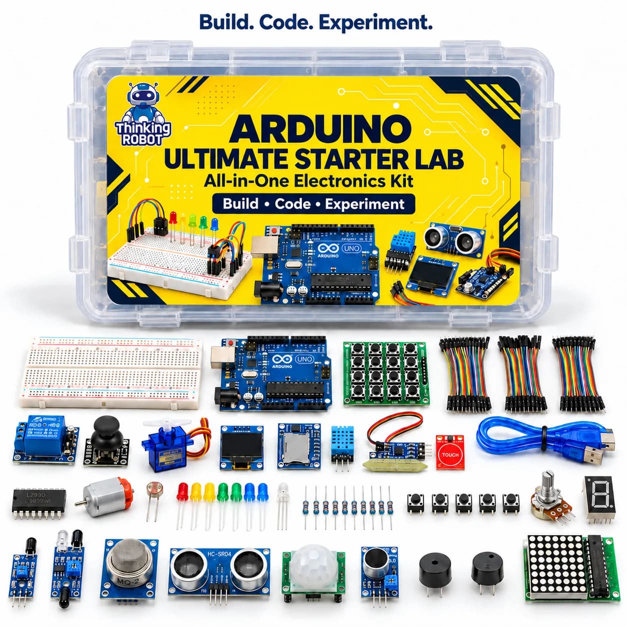 Arduino Ultimate Starter Lab | Thinking Robot Complete Beginner Pack