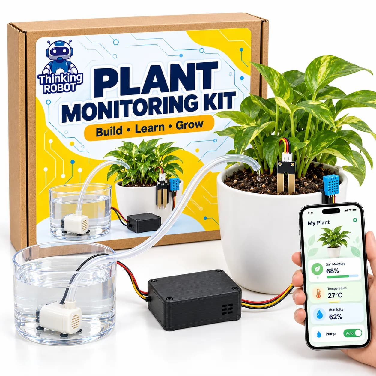 Smart Plant Monitoring and Watering Kit | ESP8266 Automated Gardening System