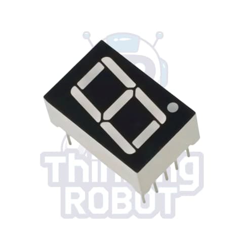 0.56 inch Red 1 Digit 7 Segment LED Display 10-pin