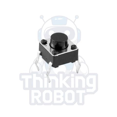 Standard Push Button Switch (Through-Hole) 6 x 6 x 5mm