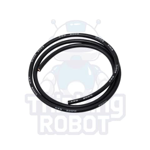 16AWG Black Ultra-Flexible Silicone Wire - Per Metre