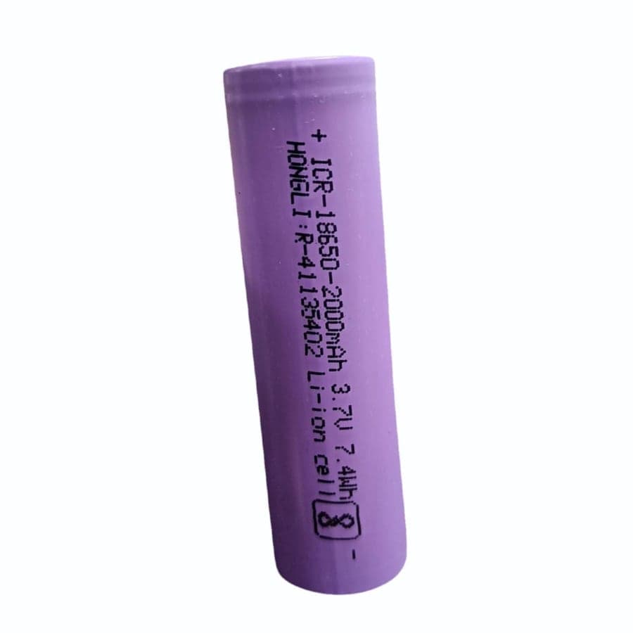 18650 3.7V 2000mAh Rechargeable Li-ion Battery 1